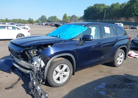 2020 Toyota Highlander Le из США, поврежденный, VIN 5TDBZRBH8LS032542